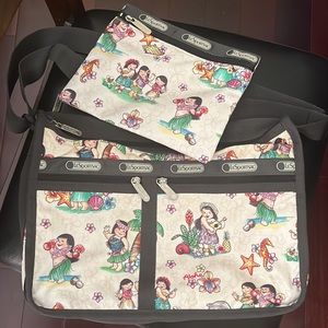 LeSportSac Hawaii Exclusive HULA KEIKI Crossbody Bag With Pouch